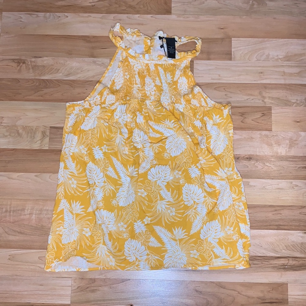 Rachel Zoe Yellow Tank Top Size Medium - Picture 1 of 5